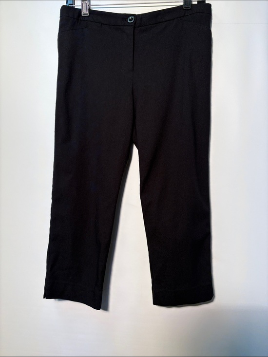Mario Serrani Pants - Mario Serrani Black Capri Pants for Women